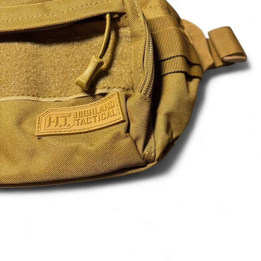Highland Tactical Fanny Pack Tan‎ Waist Bag Pouch MOLLE Tactical Gear